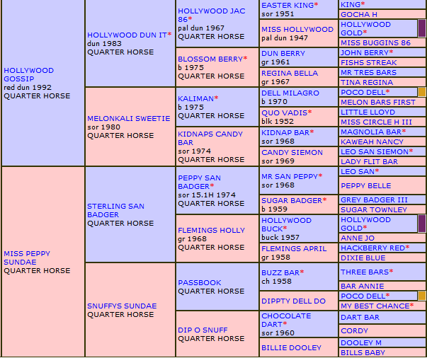 No Gossip on Sundae's Pedigree!